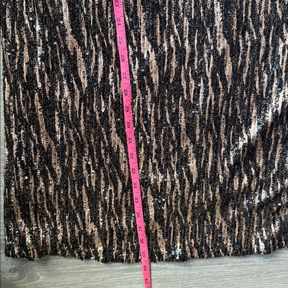 NEW Betsy & Adam Plus Size Sequined Belted A-Line Dress 18W - Picture 12 of 12